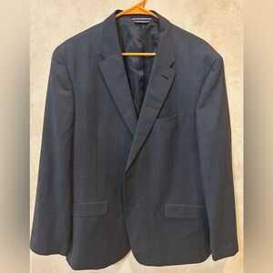 Tommy Hilfiger Men's Classic window pane micro stripe Black Blazer size 56 reg